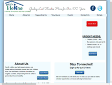 Tablet Screenshot of pacific-lifeline.org
